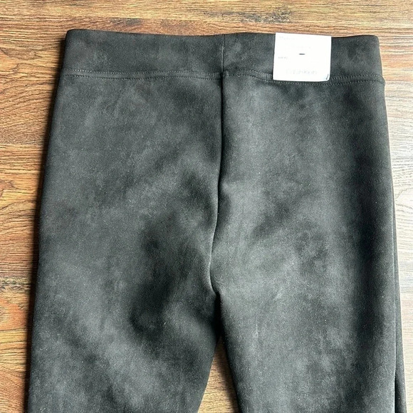 NEW Calvin Klein Suede Black Pants | Suede Pants | Suede Black Pants | Calvin - Picture 11 of 12